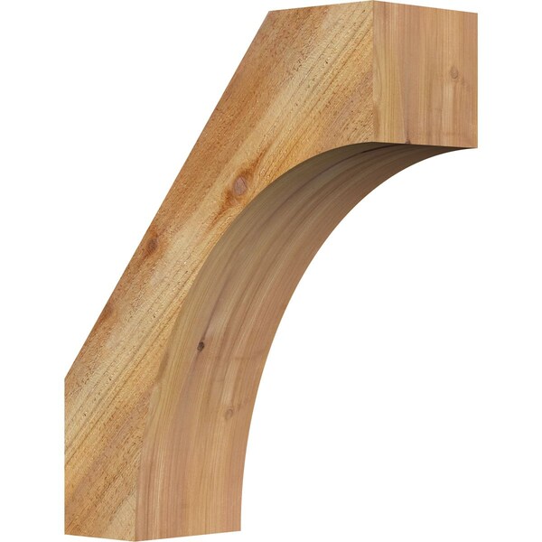 Ekena Millwork 6"W x 16"D x 20"H Westlake Rough Sawn Knee Brace, Western Red Cedar BRC06X16X20WTL00RWR - main